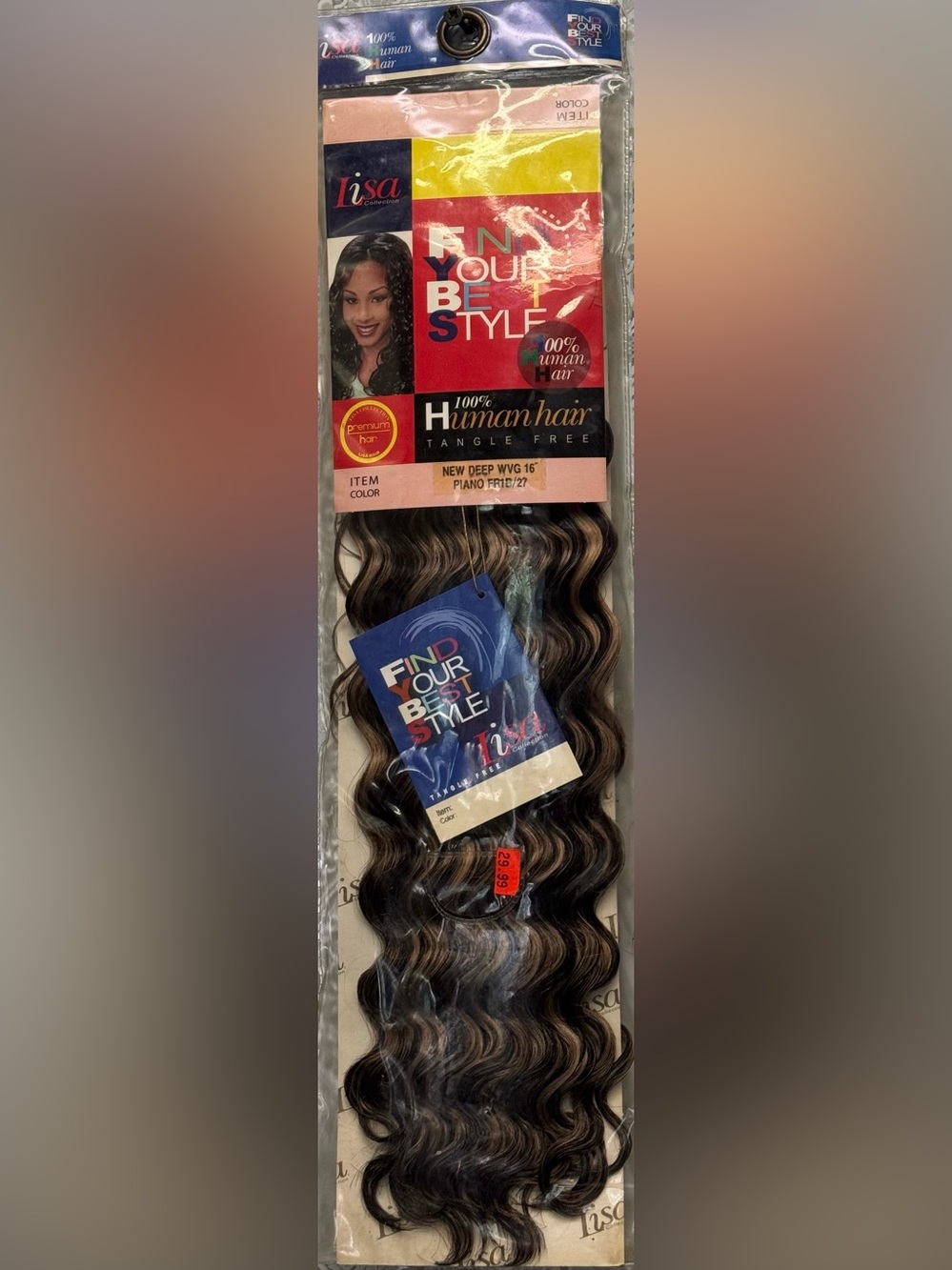 Lisa collection. 100% human hair. New deep wave.